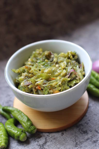 istock Sambal ijo Or Green chili sauce 1289324187