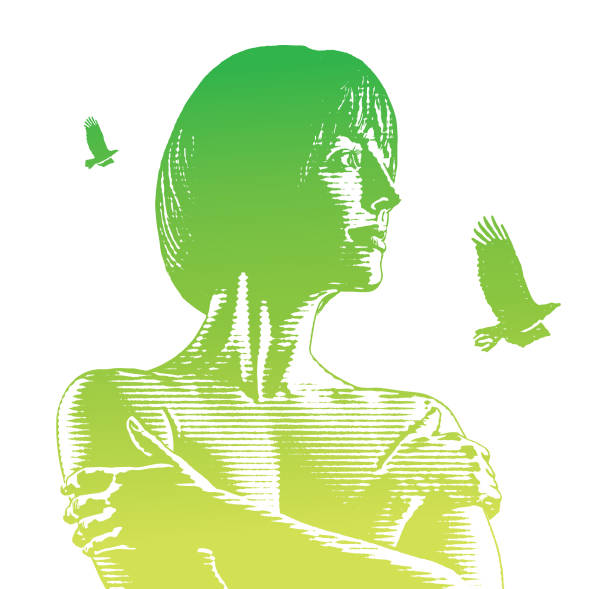istock Portrait of young woman and aspirations 1289324266