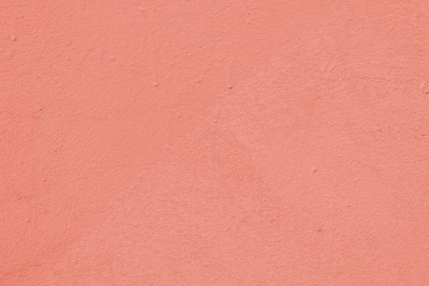 istock Peach wall of the building. 1289325541