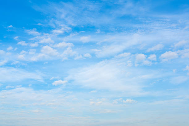 istock White clouds in the blue sky. 1289326226