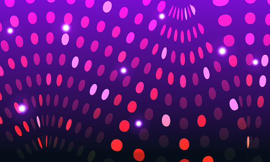 Bright vector illustration of sparkling glittery particles lines illustration