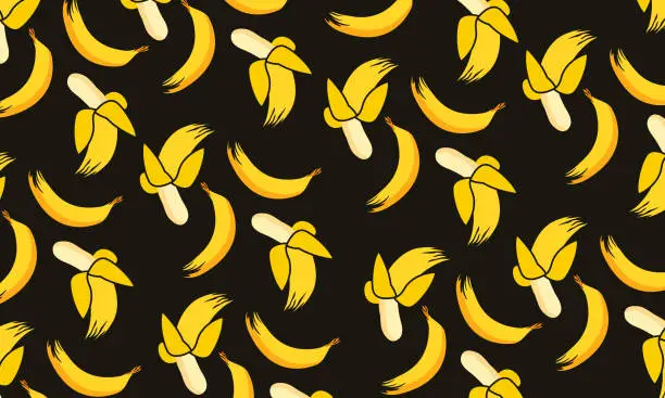 Vector illustration of Banana Background illustration