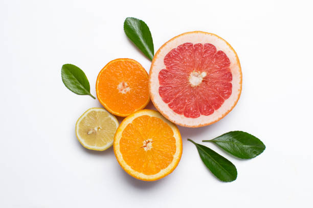 istock Citrus fruits in composition 1289331274