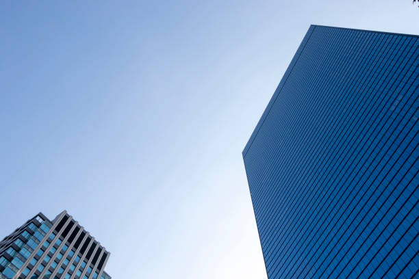 istock Office buildings and blue sky 1289332879