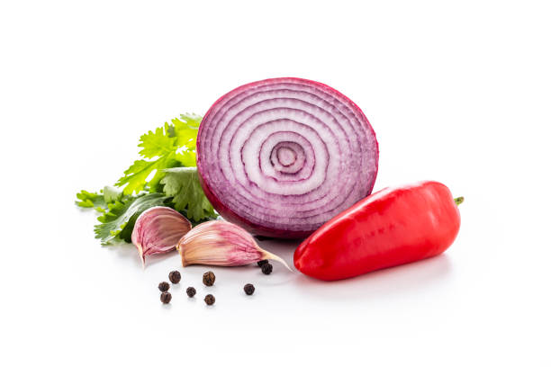 веганские ингредиенты для приправы - light vegetarian food garlic spice стоковые фото и изображения