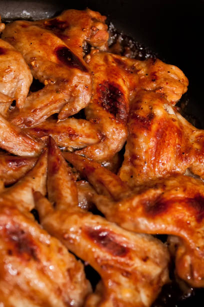 istock Juicy Buffalo Chicken Wings 1289342232