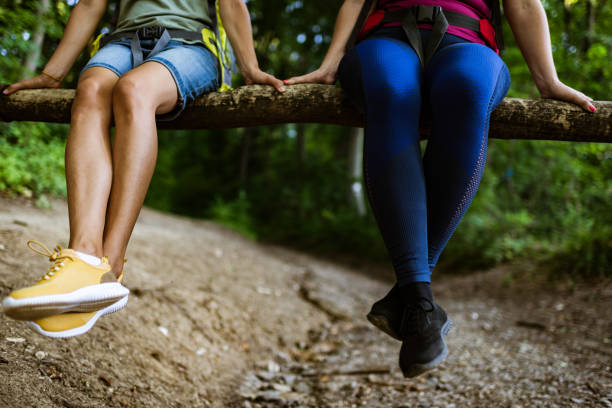 istock Friends relaxing at the mountain 1289342325