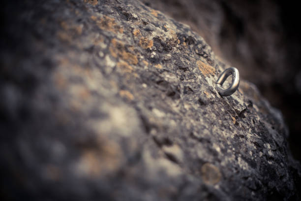 istock Safety device used in rock climbing 1289346849