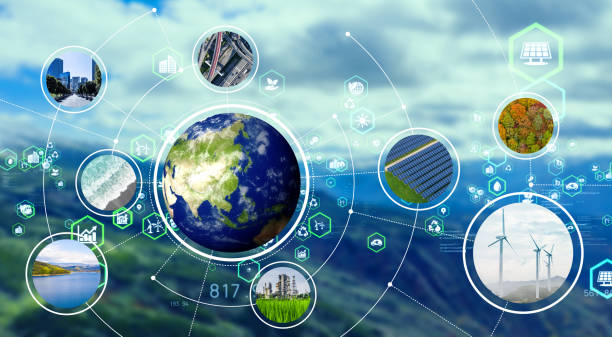 Environmental technology concept. Sustainable development goals. SDGs. Environmental technology concept. Sustainable development goals. SDGs. carbon neutrality photos stock pictures, royalty-free photos & images