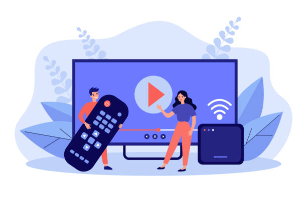 Ver La Tele Vectores Libres de Derechos - iStock Ver La Tele Vectores Libres de Derechos - iStock