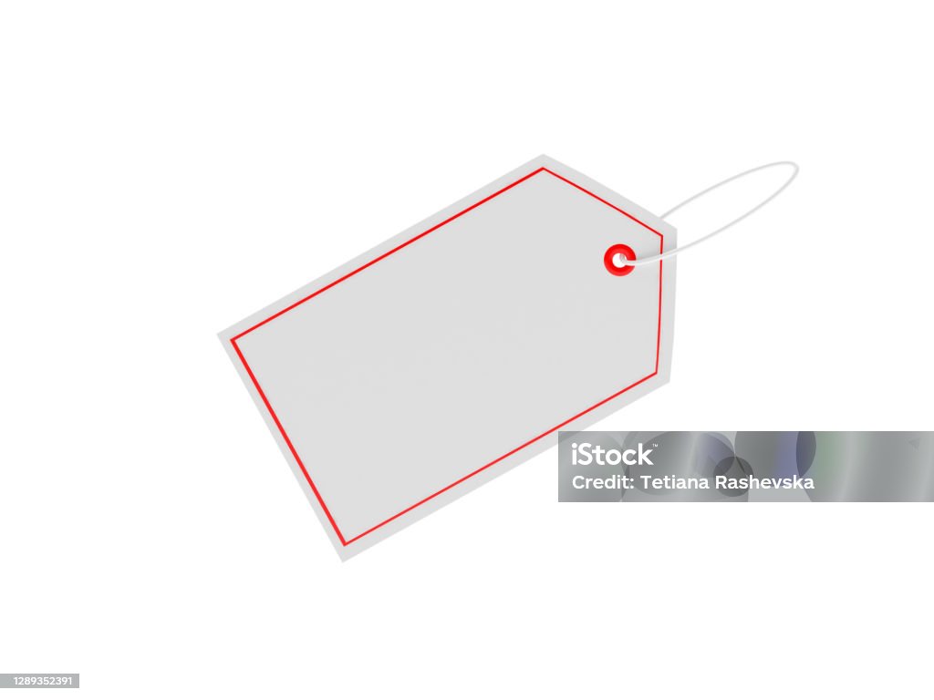 Label Tag Visual Empty Blank White Label Stock Photo - Download Image Now - Badge, Blank ...