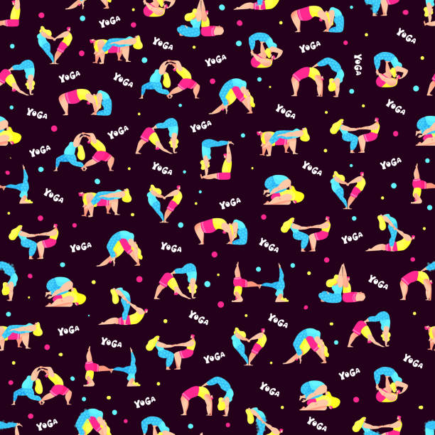 Acro Patterns Couple Acroyoga Illustrations, Royalty-Free Vector Graphics & Clip Art ...