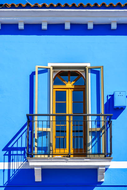 A Green colonial house balcony in Santiago de Cuba