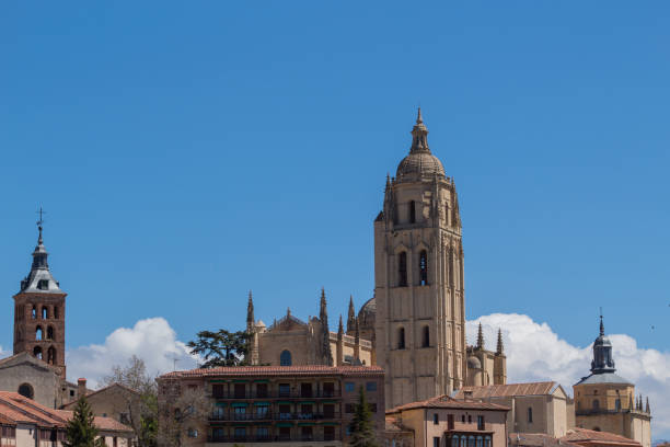 The old town of Segovia and the Cathedral, Segovia, Spain