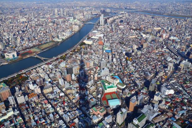 istock Tokyo cityscape, Japan 1289369055