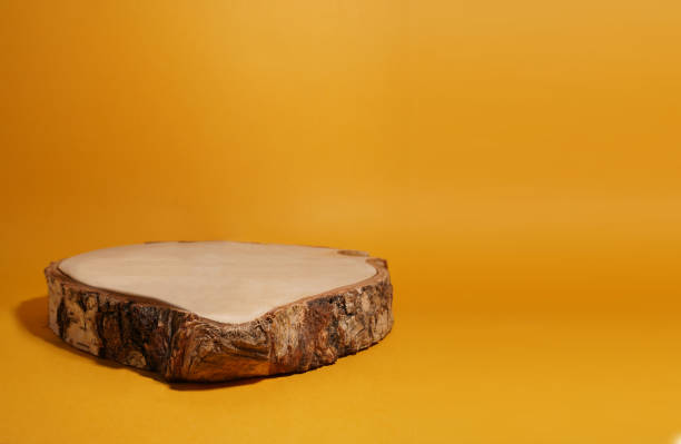 istock Product display on a yellow background 1289369423