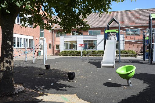 playground area for children at a school yard