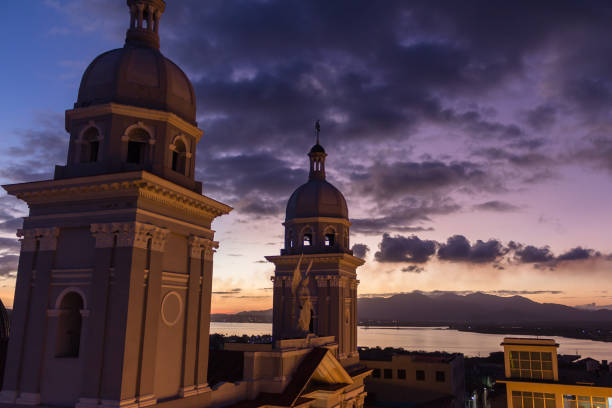 istock Cathedral in Santiago de Cuba at sunset 1289377110