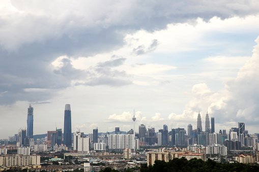 An overview of KL city view.