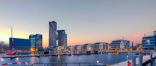 istock Gdynia city panorama, new marina 1289379590
