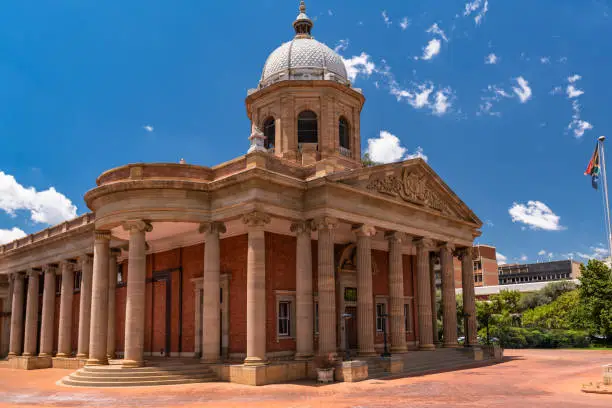 Fourth Raadsaal historic building of Free State Provincial Legislature Bloemfontein