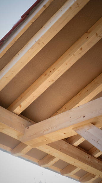 istock Wooden beams 1289390388