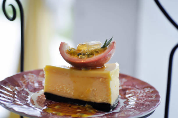 istock cheese tart or passion fruit cheese cake 1289392617