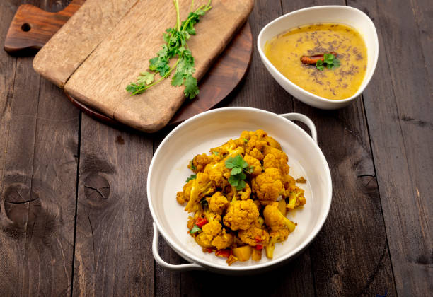 istock dal, roti and sabzi an Indian meal 1289395096