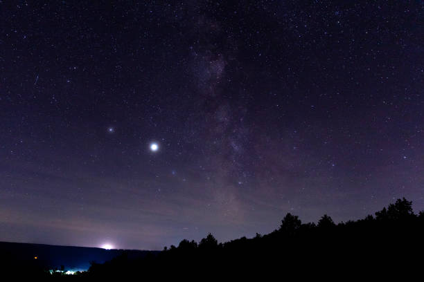 istock Million stars above the forest 1289395336