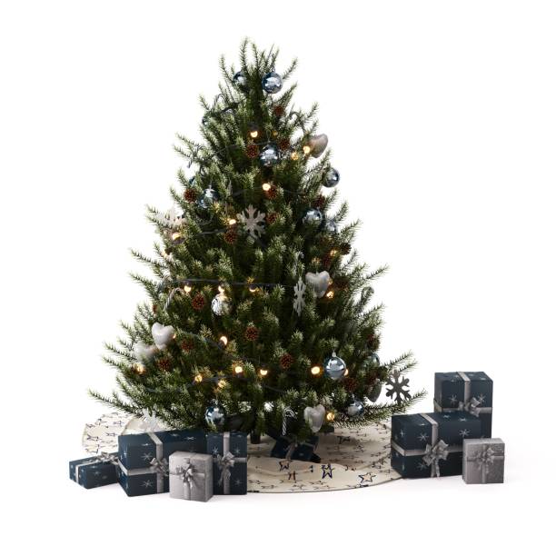 istock Fabulous Christmas tree with ornaments 1289398460
