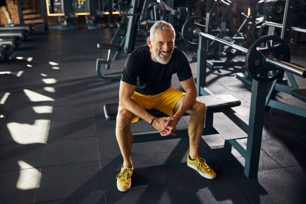 istock Cheerful mature athlete posing for the camera 1289415835