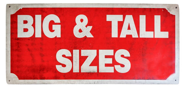 istock BIG and TALL SIZES  sign 1289417528