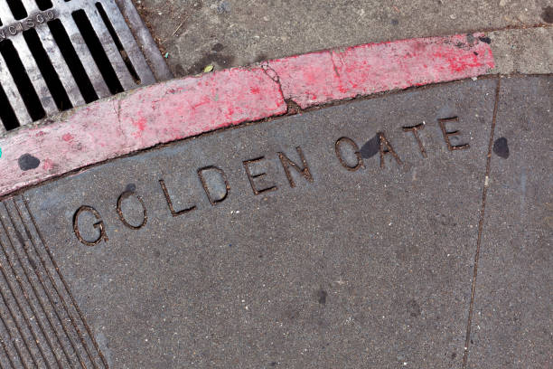 istock Golden Gate Avenue sidewalk 1289417569