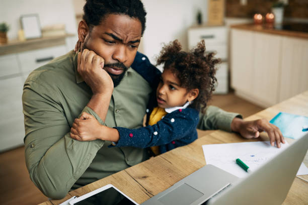 istock Dad, you've worked enough let's play now! 1289420852