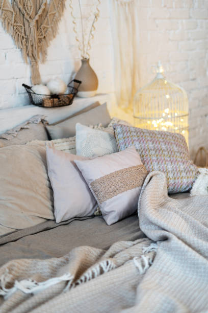 Comfortable apartment with bright and cozy interior design