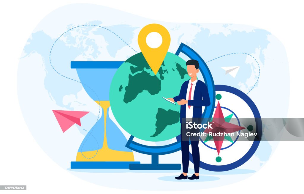 Geography Class Vector Geography Class Concept Stock Illustration - Download Image Now ...