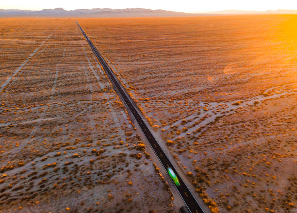 istock Desert freeway in southern California 1289426893