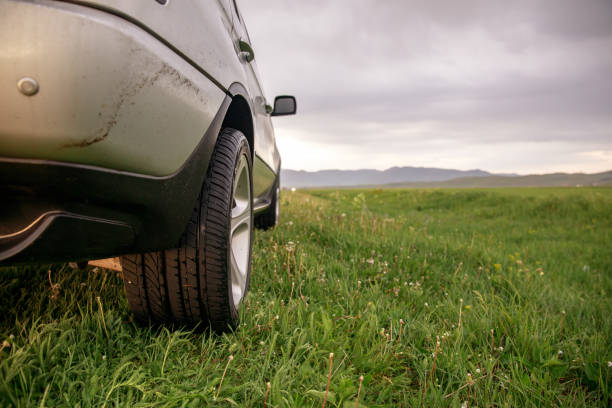 istock Vehicle on a nature field 1289452841