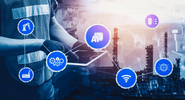 istock Industry 4.0 technology concept - Smart factory for fourth industrial revolution 1289456045
