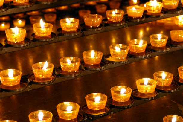 istock Candles at church 1289461285
