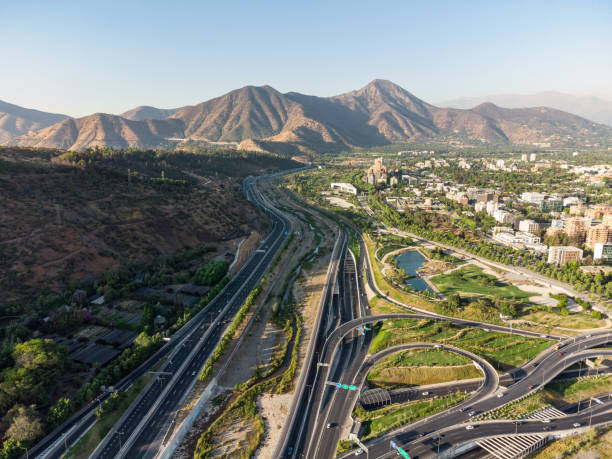 istock Aerial view of Santiago de Chile 1289470520