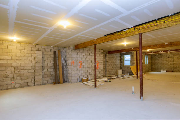 istock New house under construction home framing with basement unfinished view 1289481421