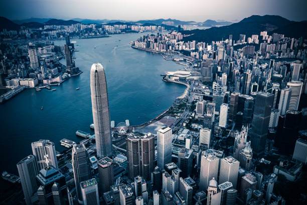 istock View of the Hong Kong at night 1289488068