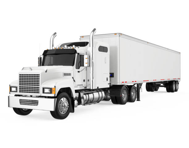 istock Semi-trailer Truck Isolated 1289490318