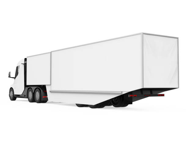 istock Semi-trailer Truck Isolated 1289490340