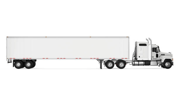 istock Semi-trailer Truck Isolated 1289490343