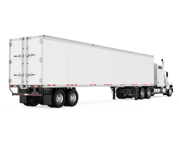 istock Semi-trailer Truck Isolated 1289490350