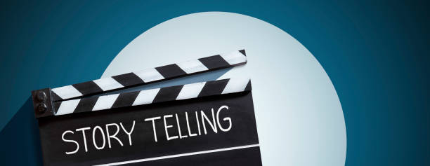 istock story telling text title on filmslate 1289491905