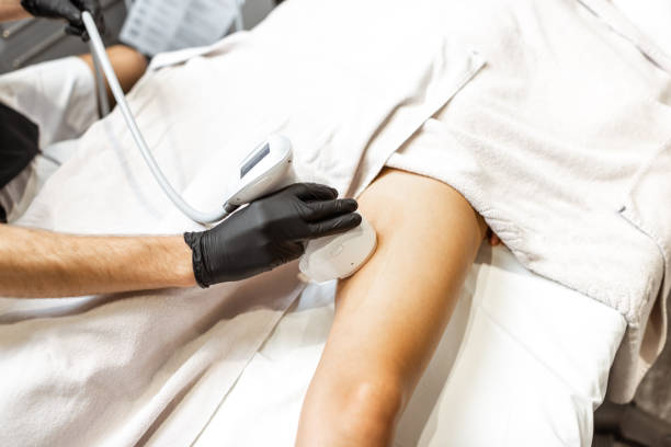 istock Determining the amount of sebum with caliper 1289500148