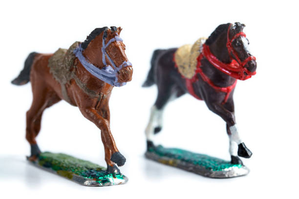 Horse and jockey.German tin toy from 1920's. Unknown maker.Lightbox: